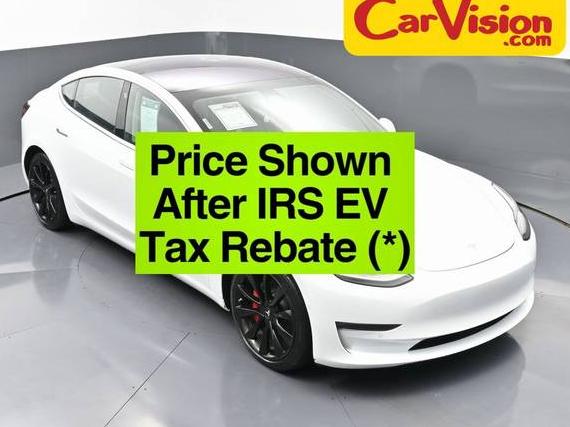 TESLA MODEL 3 2018 5YJ3E1EA9JF033443 image